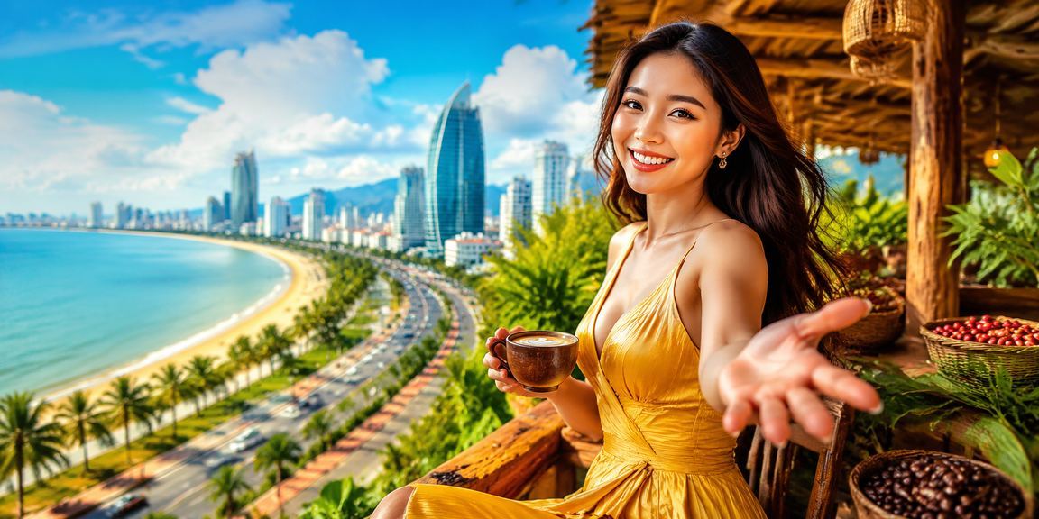 Người chơi tại Đà Nẵng thưởng thức cà phê và xem kết quả cá cược casino